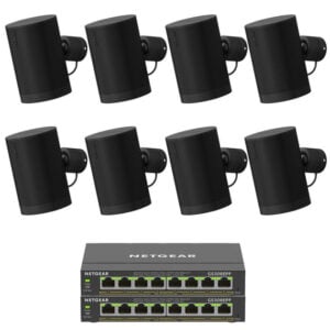 Era 100 Pro Bundle - 8 Pack + Wall Mounts + Netgear GS308EP Switch