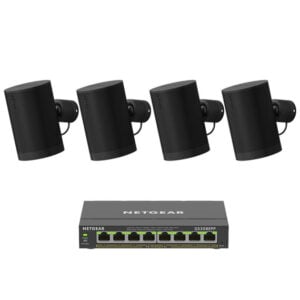 Era 100 Pro Bundle - 4 Pack + Wall Mounts + Netgear GS308EP Switch