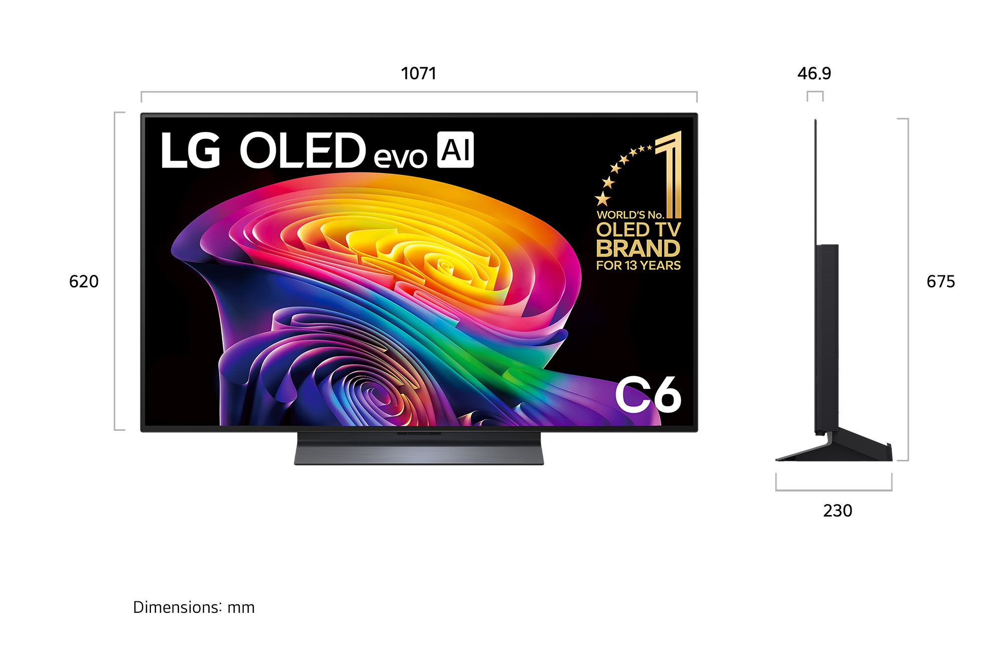 LG OLED C6 48 Inch Television - Image 2